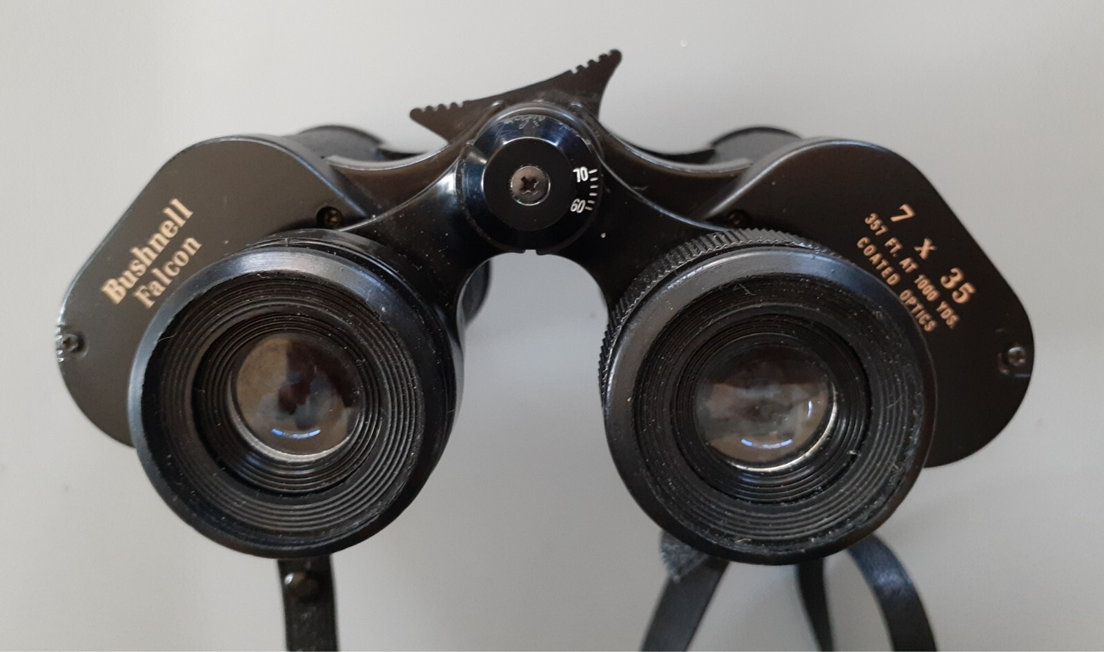 Vintage BUSHNELLL Falcon BINOCULARS 7x35, Insta-Focus , Carry Case, Original Box