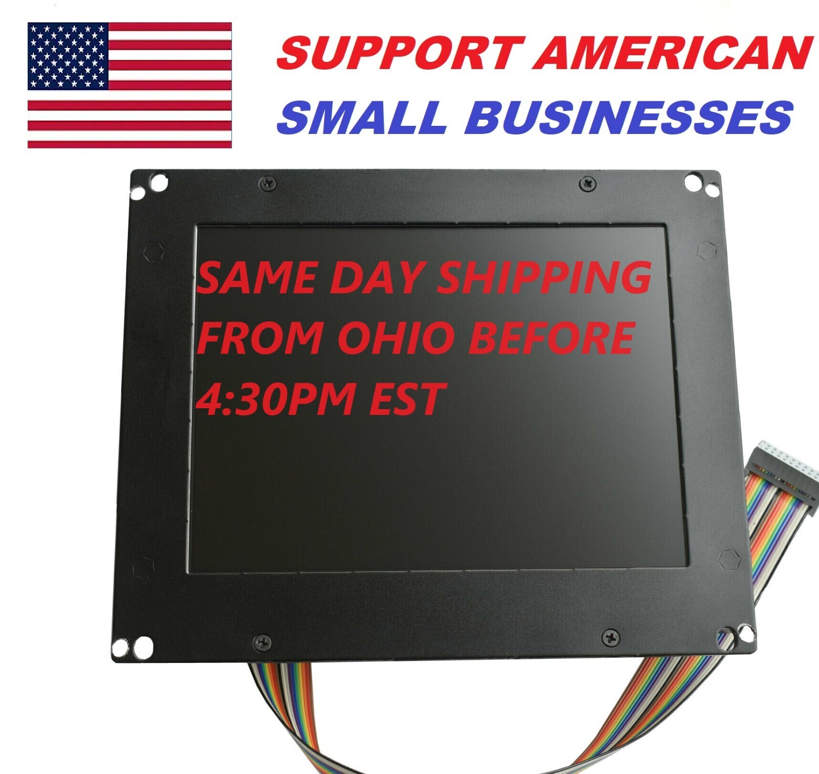 REPLACEMENT DISPLAY MONITOR FOR YASNAC SIM-16 MDT948B-3B HMK-399 CRT