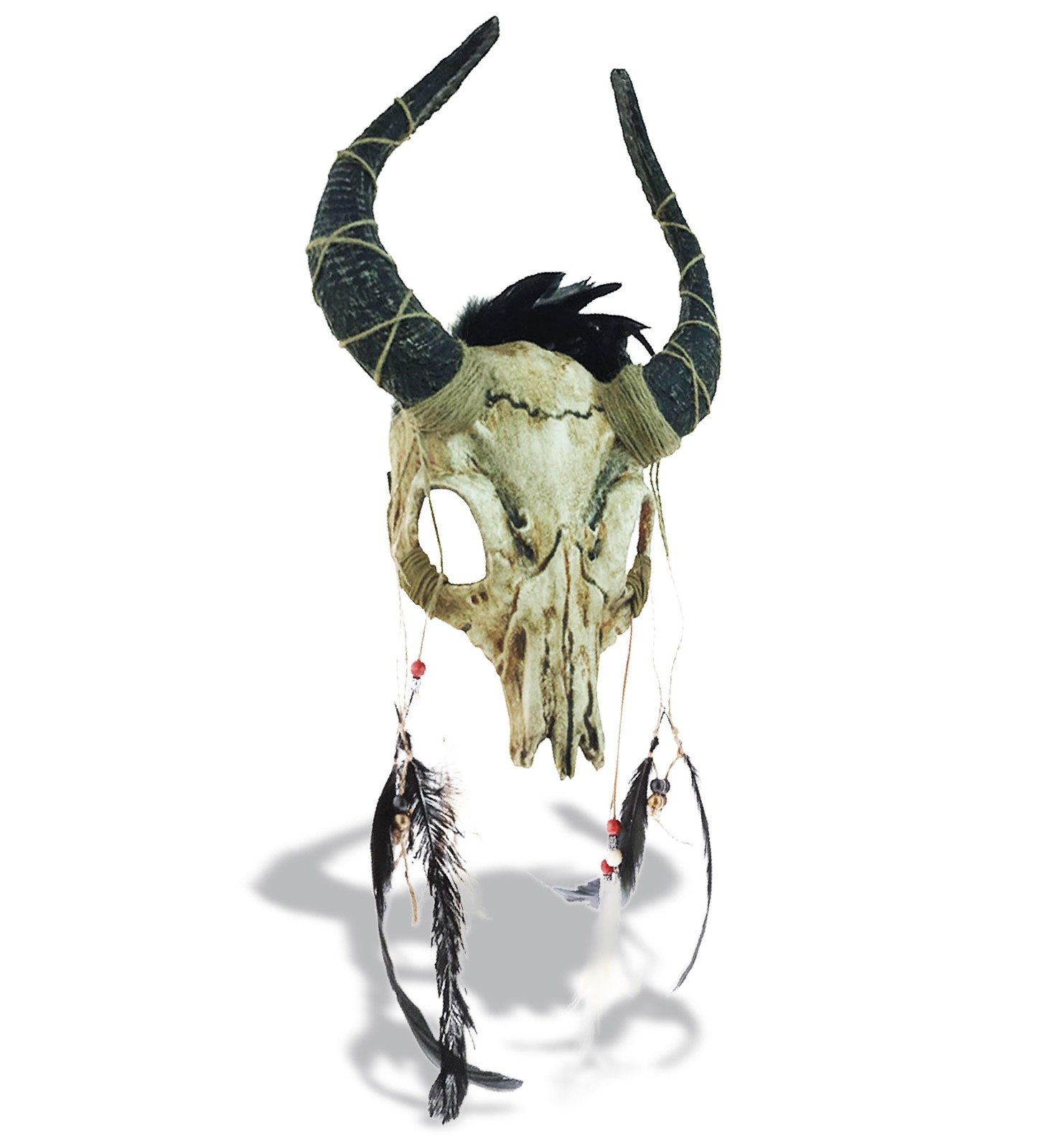 Attitude Studio Yak Skull Mask- Devilish Animal Mask B07SJXQRQG, White