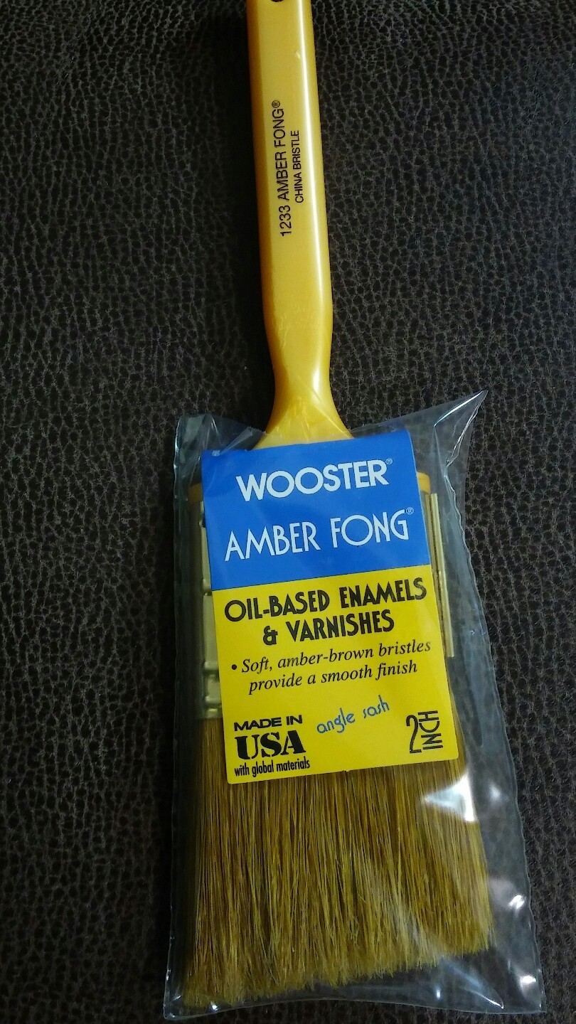 Wooster 2" Amber Fong Oil Based Enamels & Varnishes Lot of 12 Paintbrushes