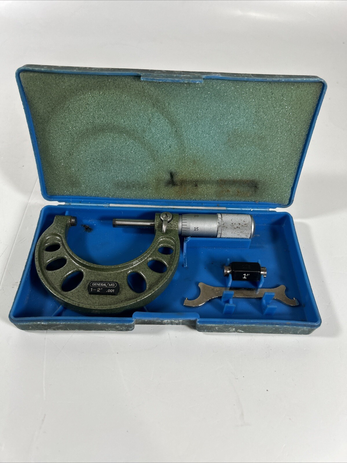 General/MG 1-2” Micrometer with Case Made in Japan