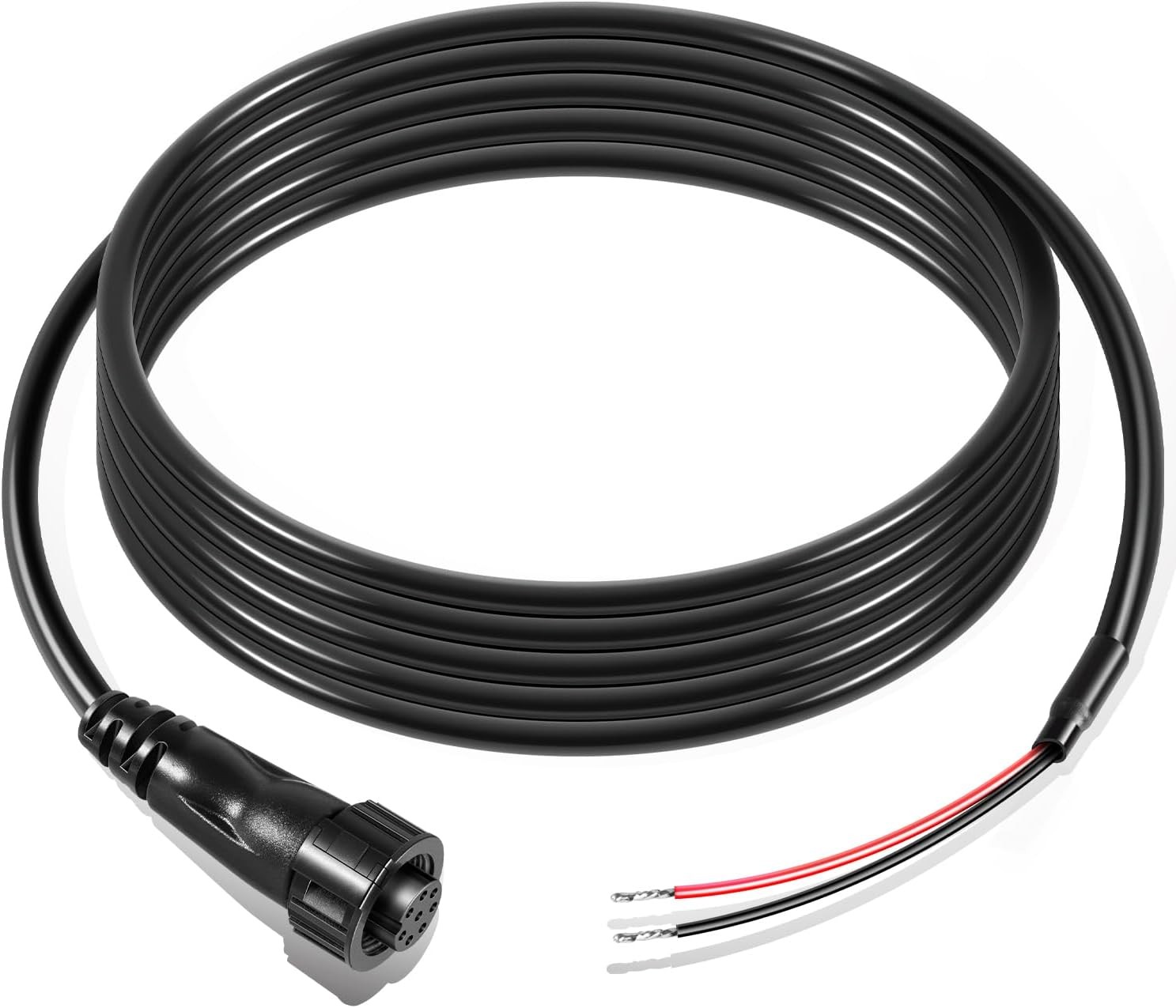720085-1 Power Cable Replacement for Humminbird Fishfinder PC12 Power Cord, 6 Ft