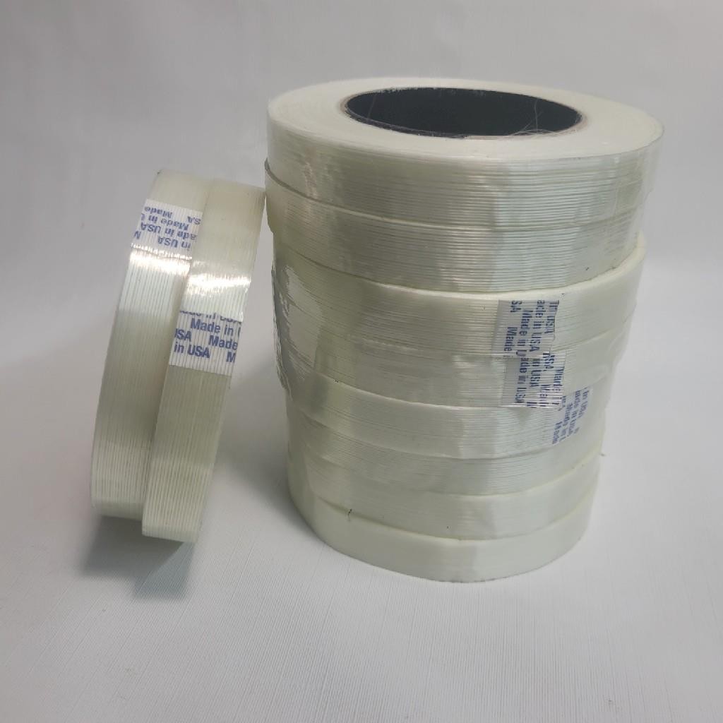 3/4" x 60 Yard Rolls, Reinforced Strapping Packing tape 10 Rolls USA made