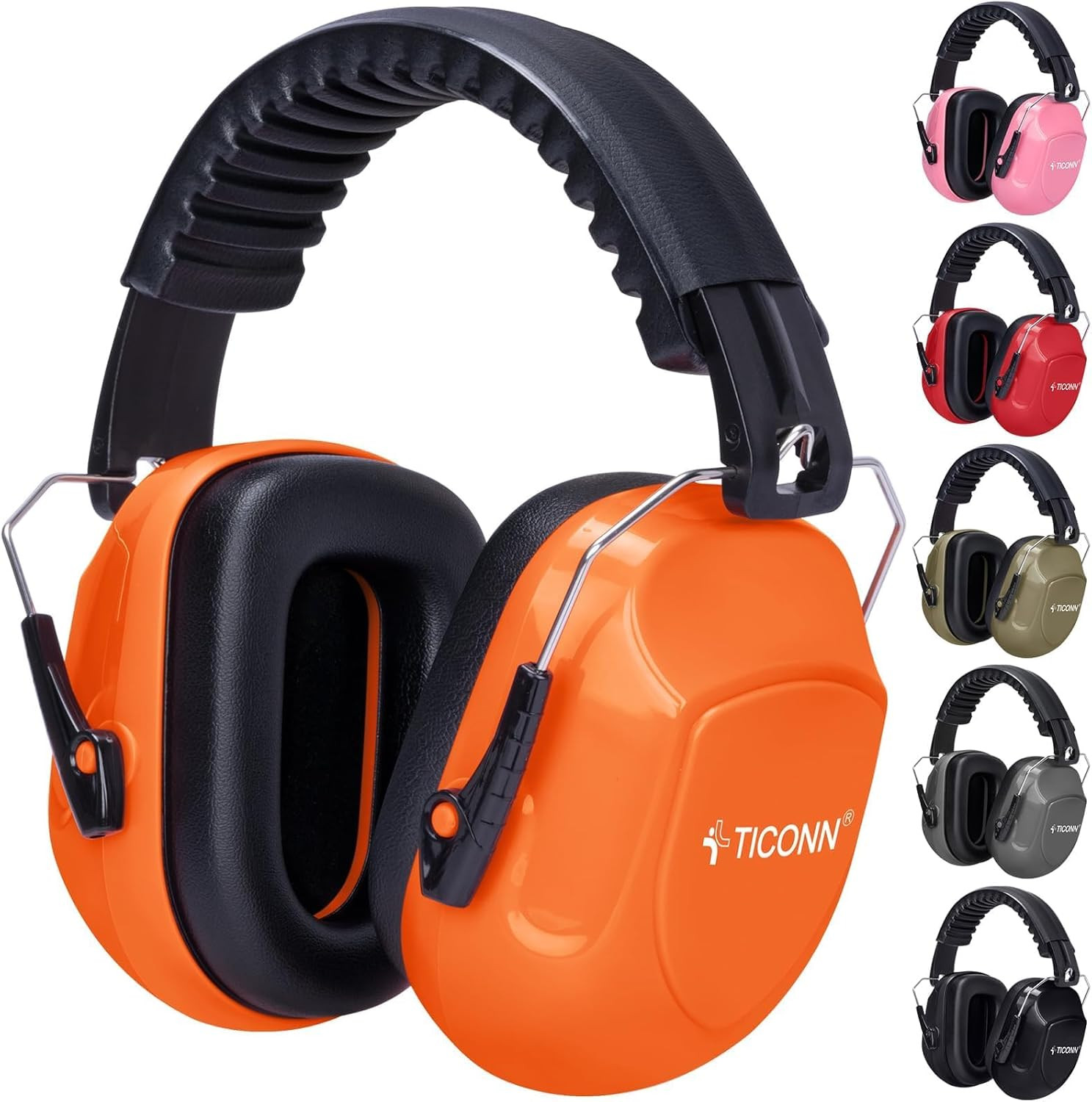 Noise Cancelling Ear Muffs for Adults, SNR 33Db Hearing Protection, Adjustable S