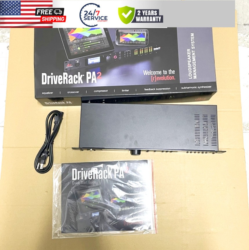 New PA2 DBX DriveRack Complete Loudspeaker Management System-PA2