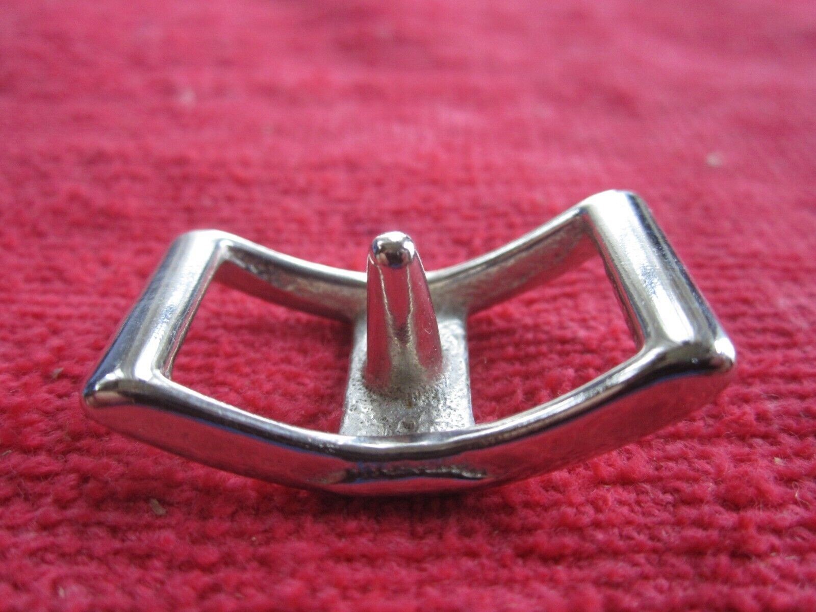 5 VINTAGE NORTH & JUDD 1/2" CONWAY BUCKLE, NICKEL, NOS