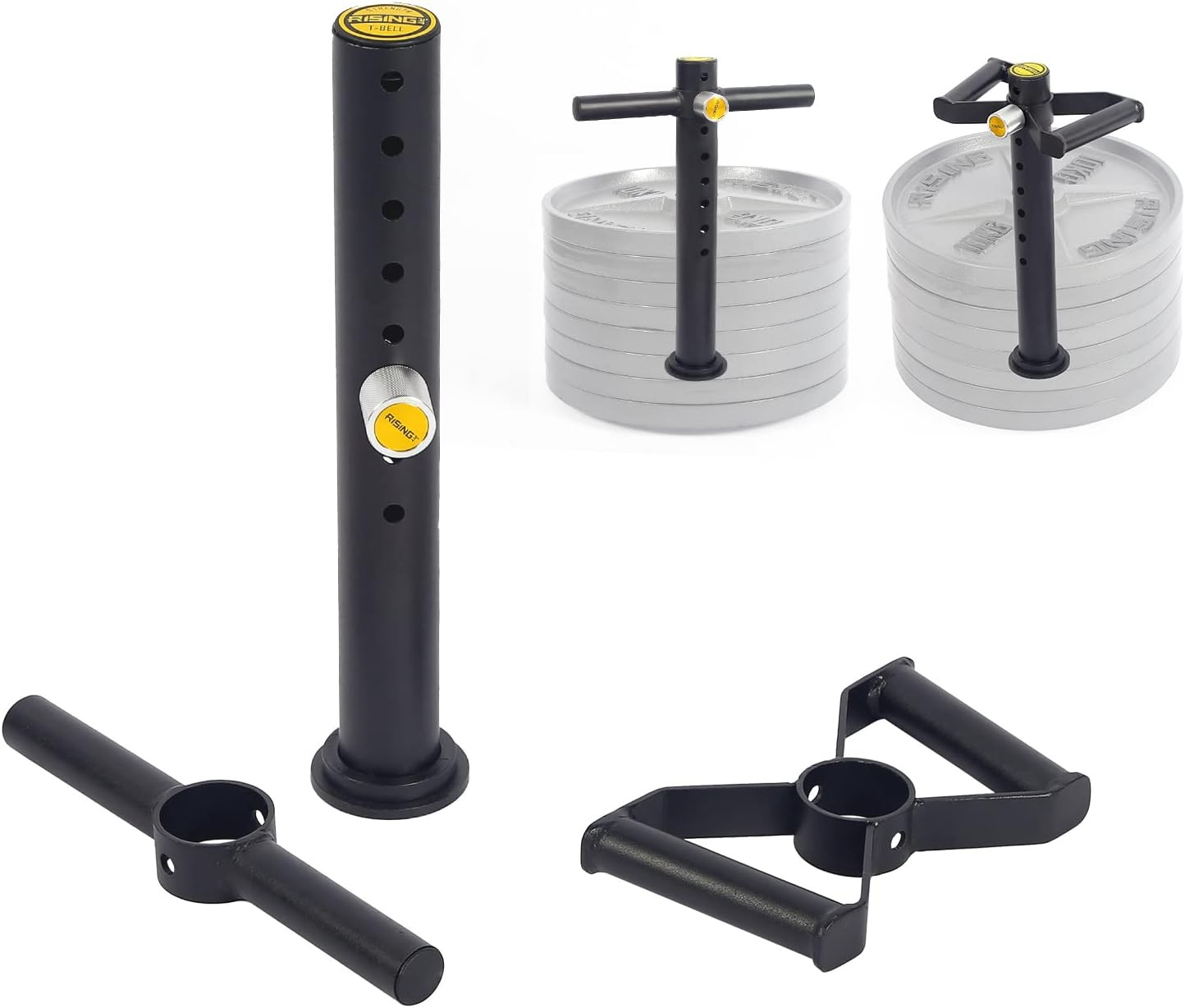 Adjustable Kettlebell Handle, Heavy Duty Kettlebell Handle for Plates, Loading P