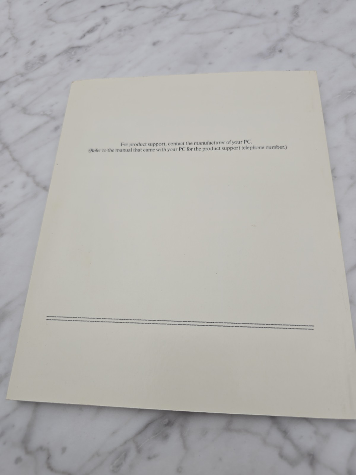 Vintage Microsoft MS-DOS 6.2 Concise User's Guide Manual PC Operating System