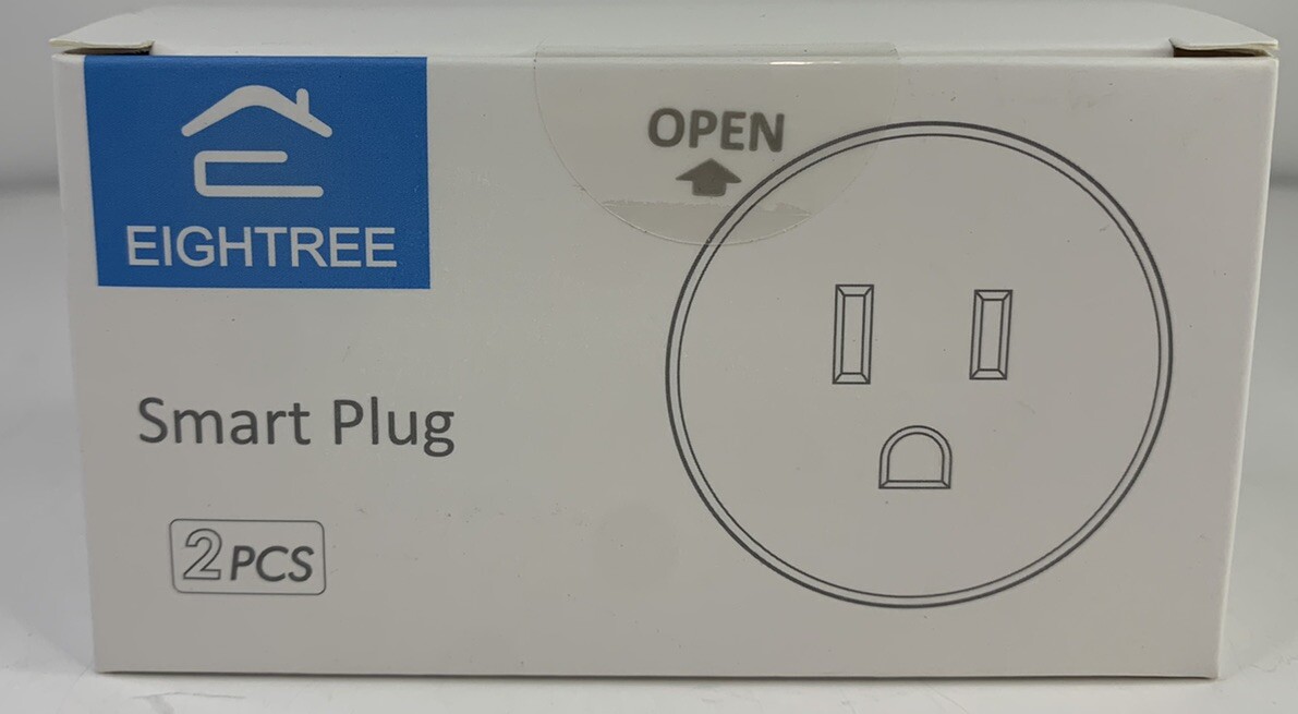 Eightree Smart Plug 2 Pack Model ET01 Wifi 100V-240V SEALED NEW IN BOX
