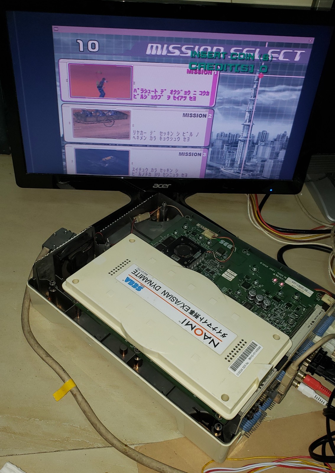 Dynamite Deka EX Rom board only Naomi System Video Arcade Game Sega