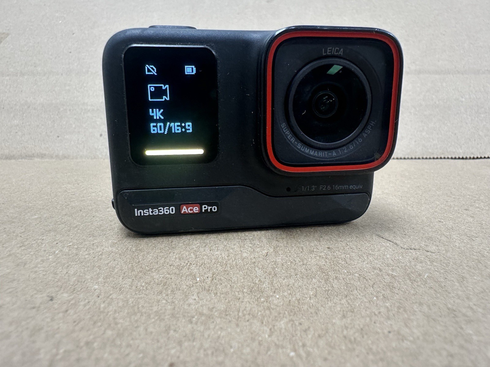 Insta360 Ace Pro Action Camera - Black - ACTUAL PICTURES--