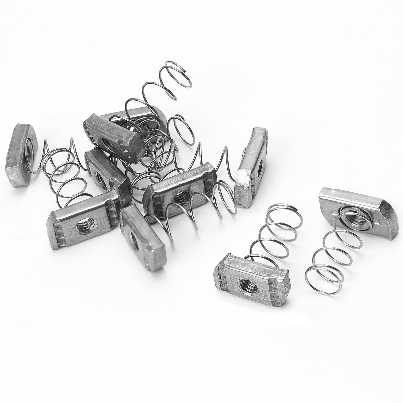 3/8-16 Strut Channel Nuts 10 PCS Thickened Stainless Steel Spring Hardware