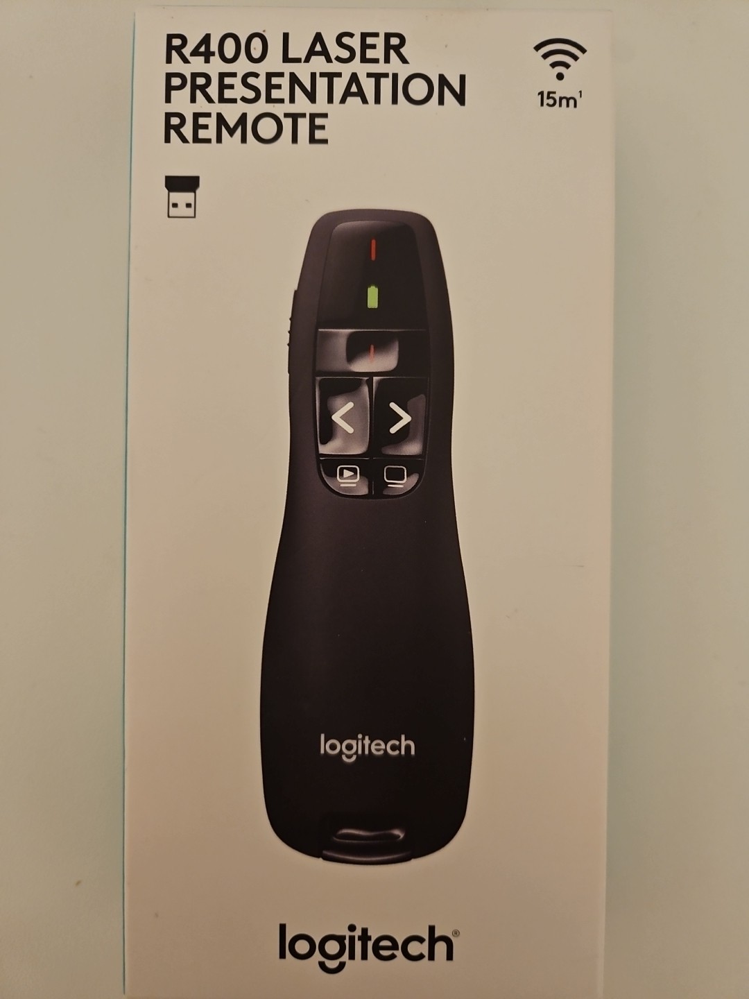 Logitech R400 Wireless Red Laser Pointer - (910-001356)