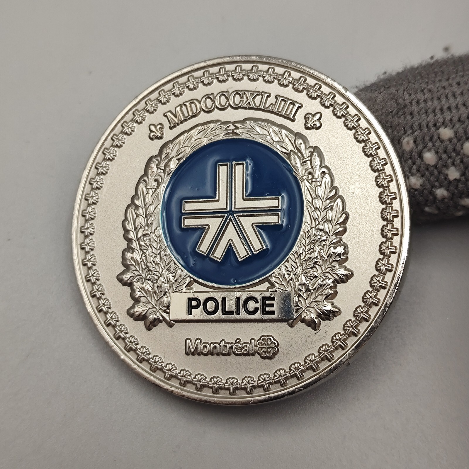 Montreal Police Module Evaluation Drogues Challenge Coin