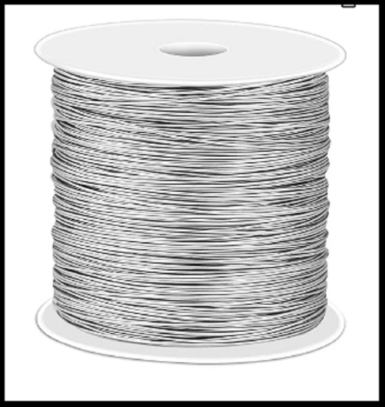 Cridoz 24 Gauge Stainless Steel Wire for Jewelry Making, Bailing Wire Snare Wire