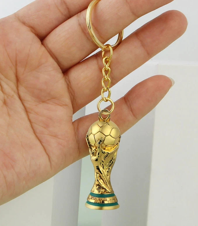 2026 USA Mexico World Trophy Keychain Football Champion Cup Key Ring Fan Gift