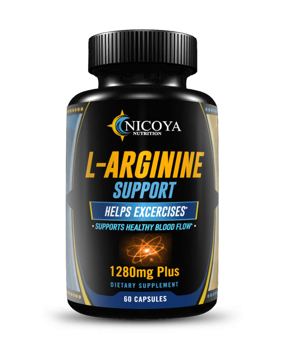 L-Arginine, Pre Workout Booster Muscle Building & Energy Supplement -2 PACK