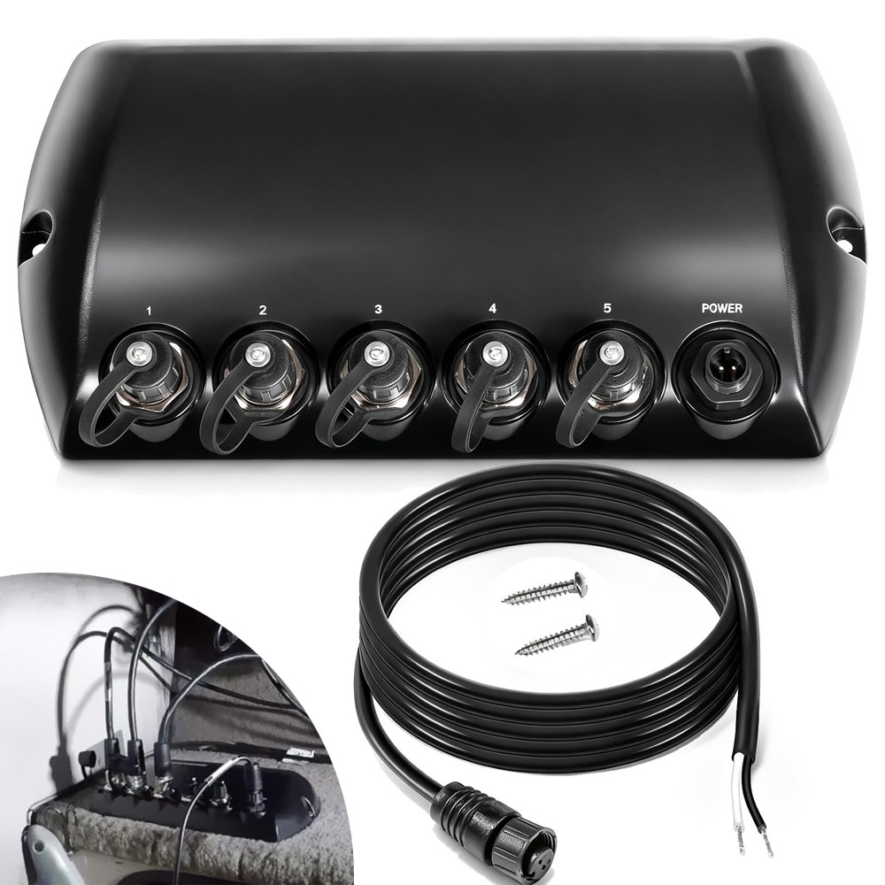 408450-1 5 Port Ethernet Switch for Humminbird for All Helix for APEX SOLIX Onix