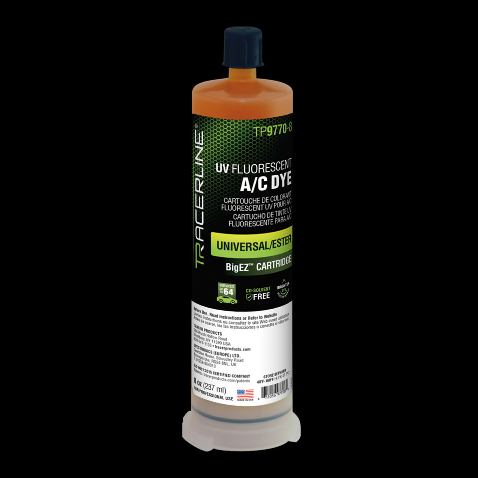 Tracerline TP9770-8 BigEZ Multi-Dose 8oz Universal/Ester A/C Dye Cartridge NEW!