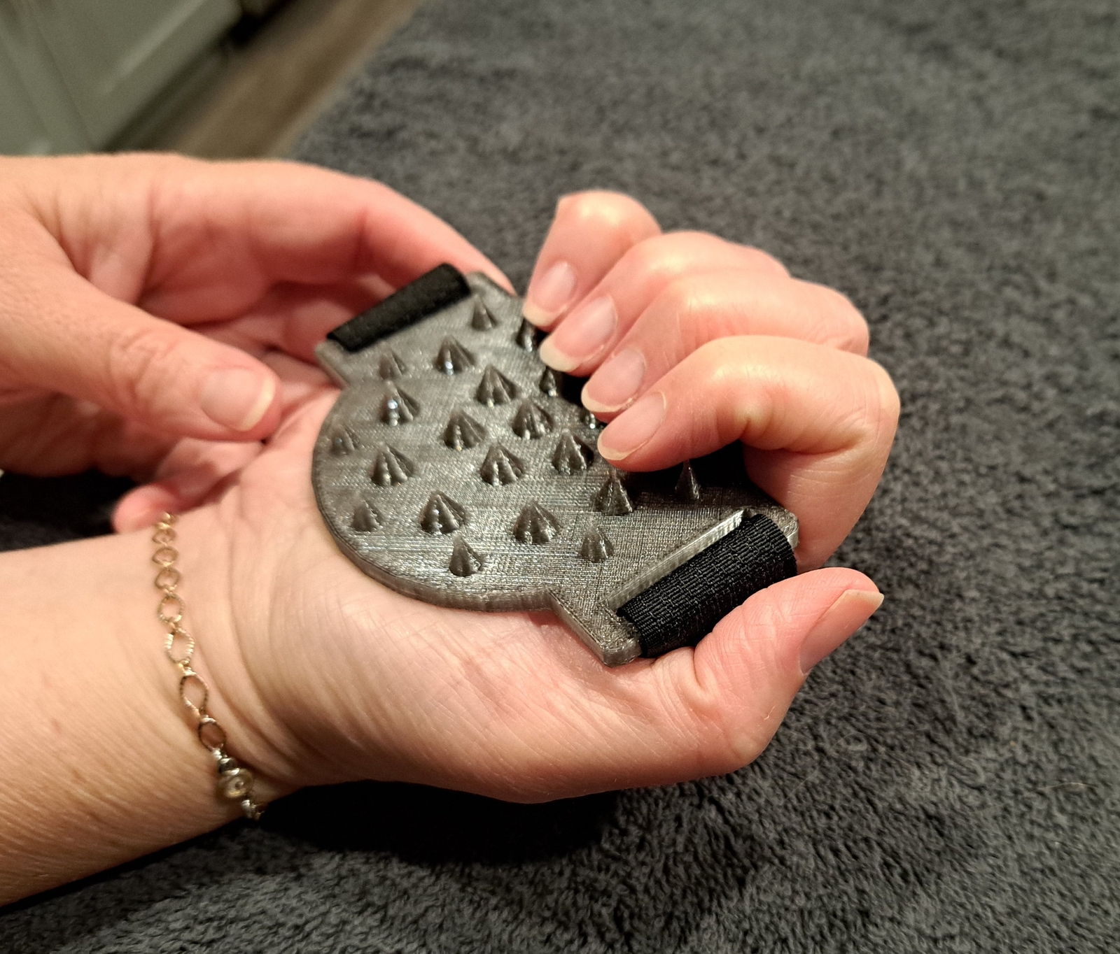 Hand Held Spiky Sharp Scratcher Sensory Device | BDSM Sensual Play Rough Sex Pad
