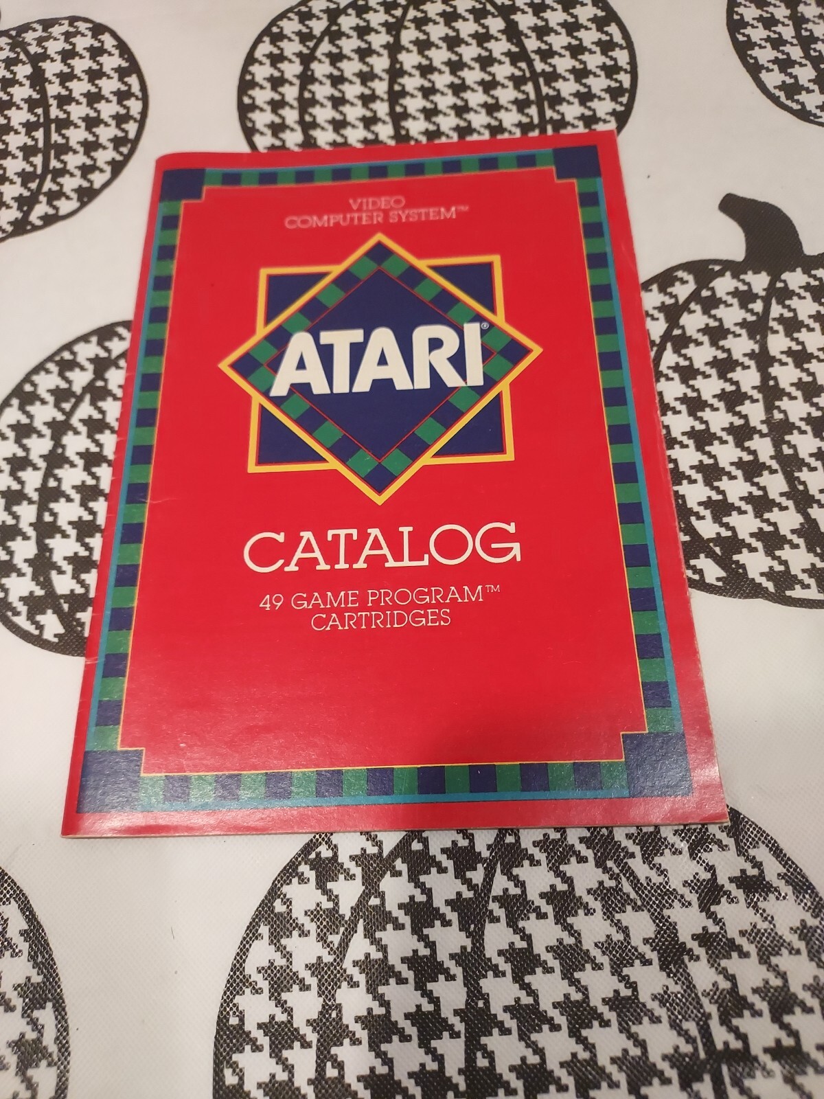 Vintage Atari Catalog 49 Game Program Cartridges 1982