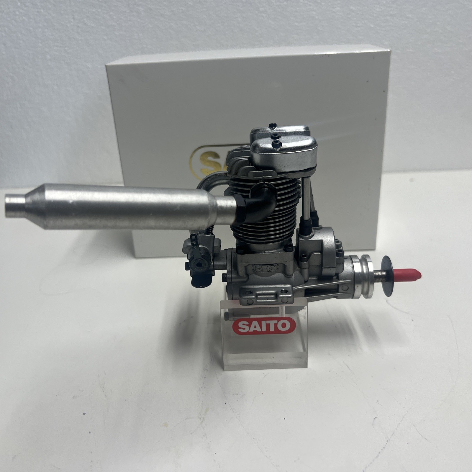 SAITO Engine - SAITO FA-80 Hemi-Head 4C R/C Model Motor w/ Muffler