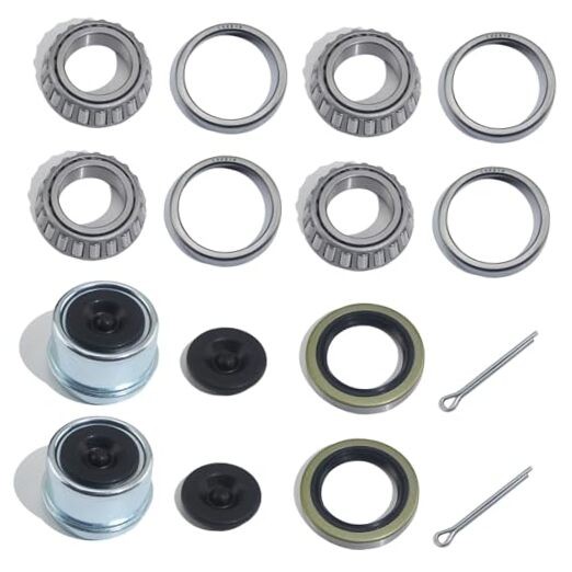 2Sets L44649 L44610 Trailer Hub Bearings Kit for 1 2 Sets L44649 Bearings Kit