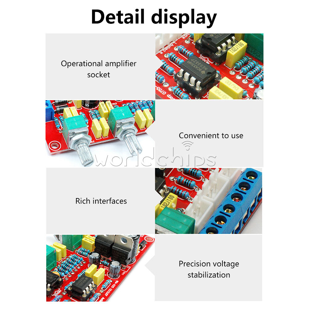 NE5532 Preamplifier Potentiometer Volume Control Board Power Amplifier Module