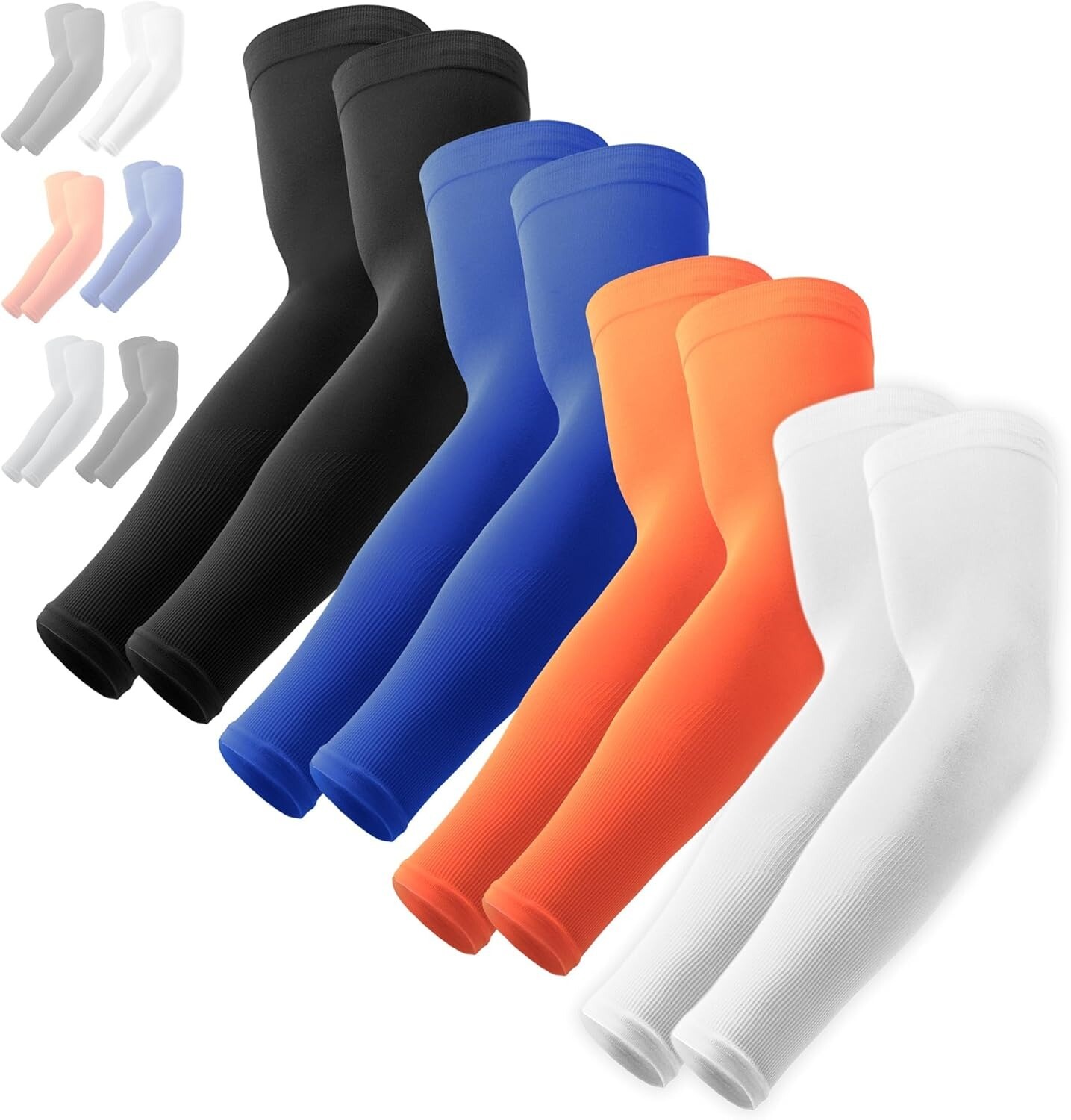 UV Protection Cooling Arms Sleeves for Men Women UPF 50 Sun Compression Sleeves