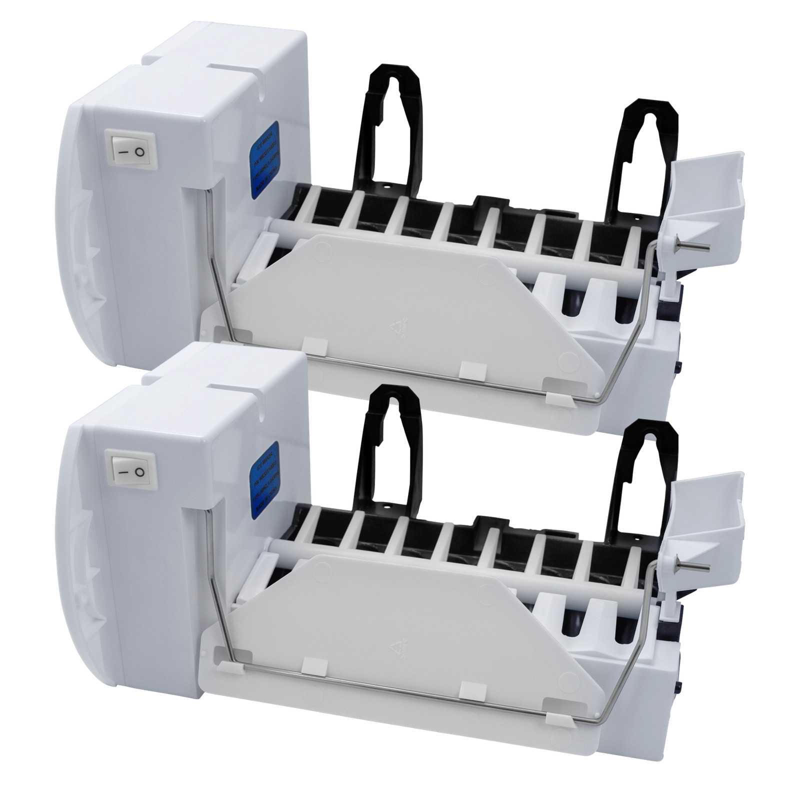 IMM Replacement for GE WR30X10093 WR30X10061 Ice Maker Assembly 2-Pack