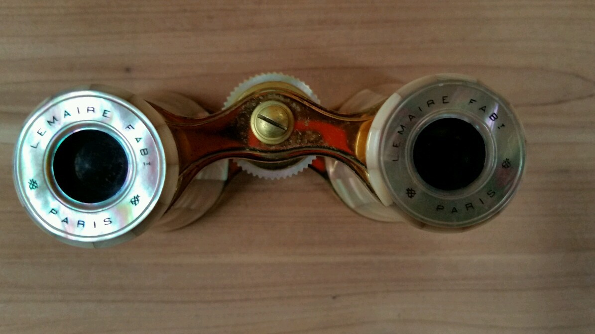 1880 lamare opera glasses with leather case