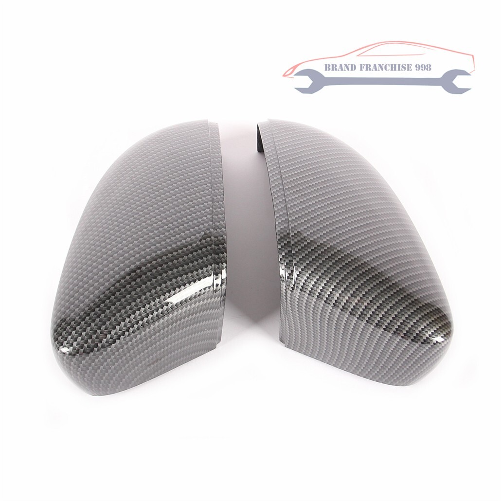 L&R Mirror Cover Cap Kit Fit For VW Beetle Jetta