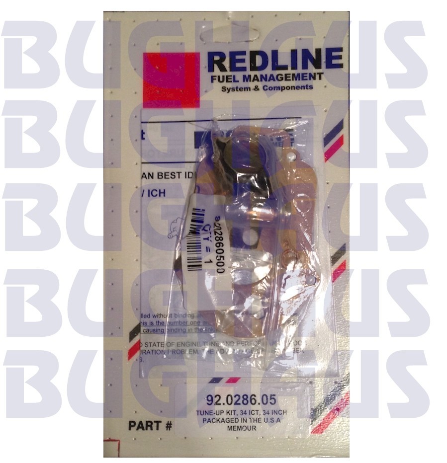 WEBER 34 ICH Carburetor Repair (tune up) Kit - Genuine Redline! FREE SHIP!!
