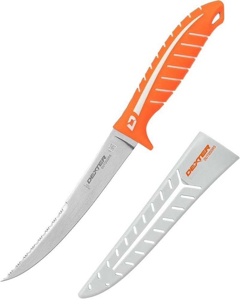 Dexter Dextreme Flexible Fillet Knife Orange With Sheath