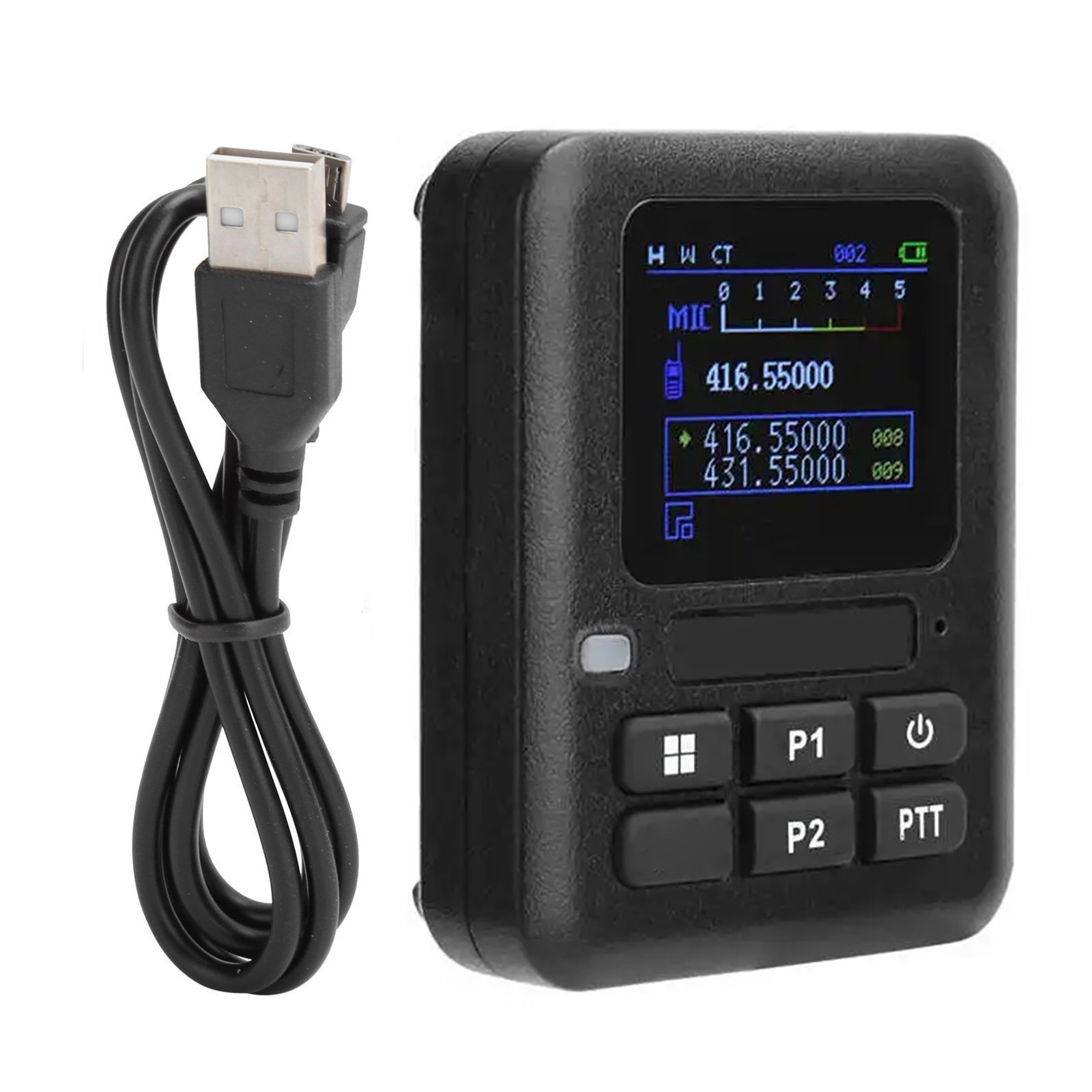 New Walkie-talkie Small Decoder Mini Radio Frequency Meter Automatic Measuring