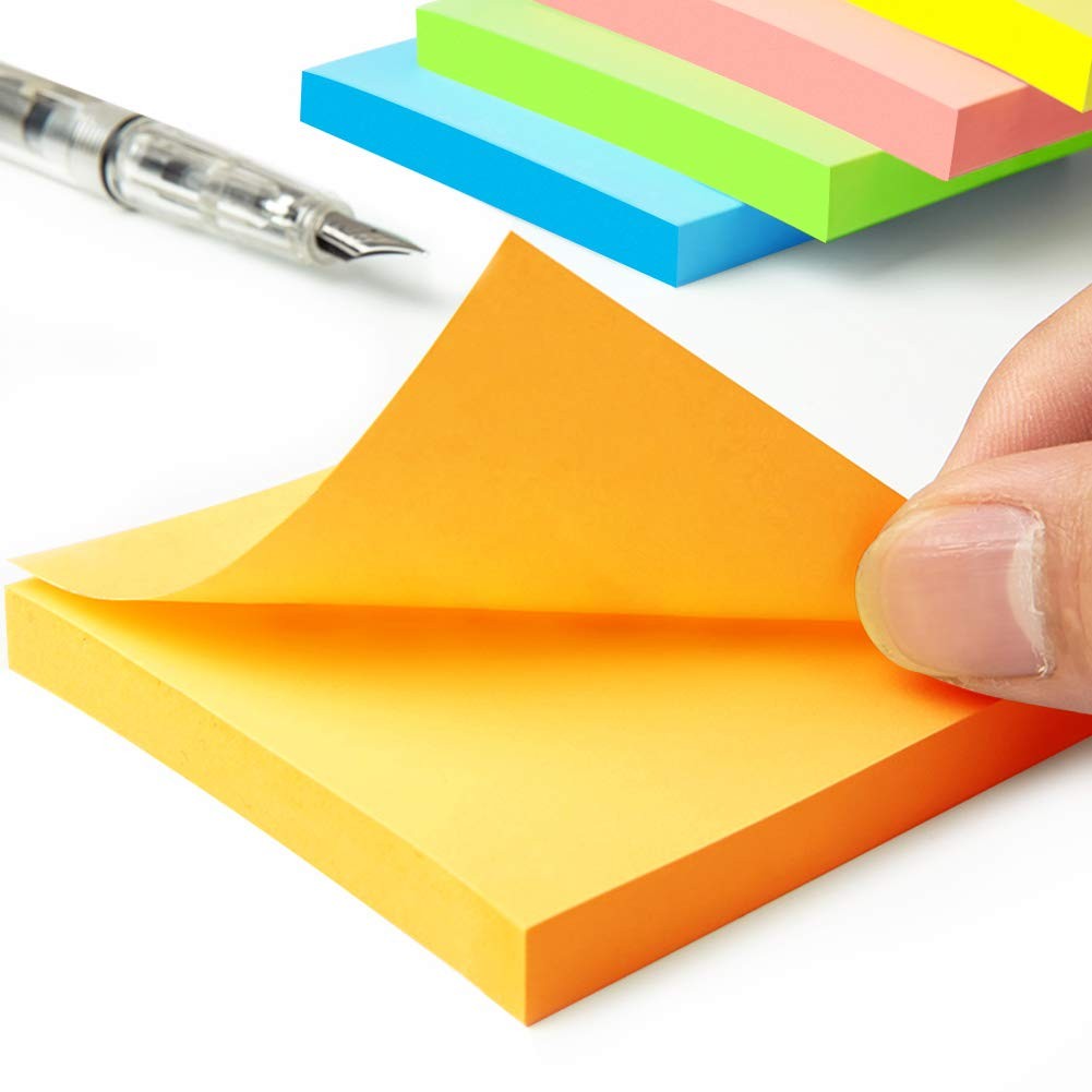 Phthdoty 8 Pads Pop Up Sticky Notes 3x3 Refills Bright Colors Self-Stick Notes P