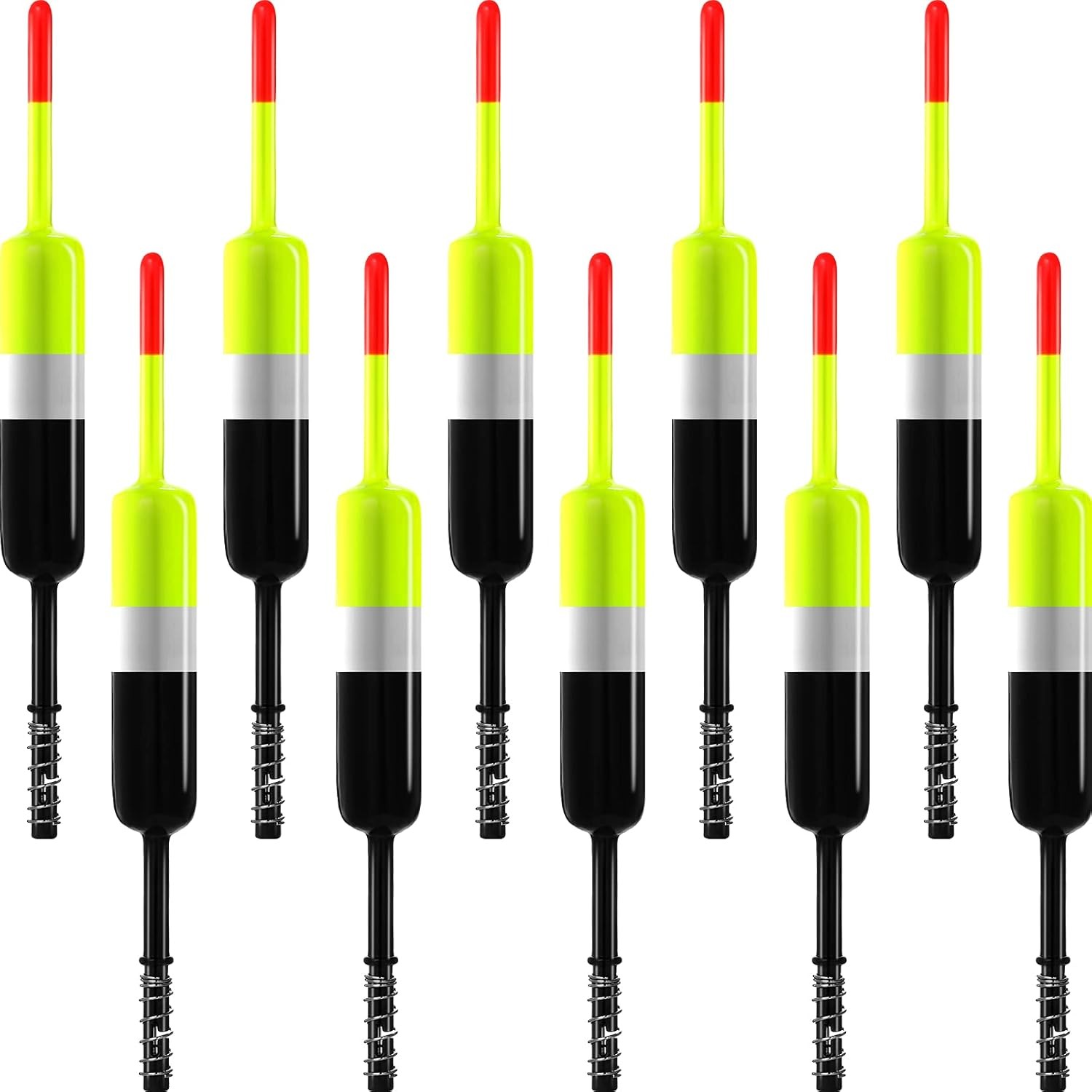 10 Pieces Fishing Bobbers Fishing Floats Floaters Crappie Bobbers