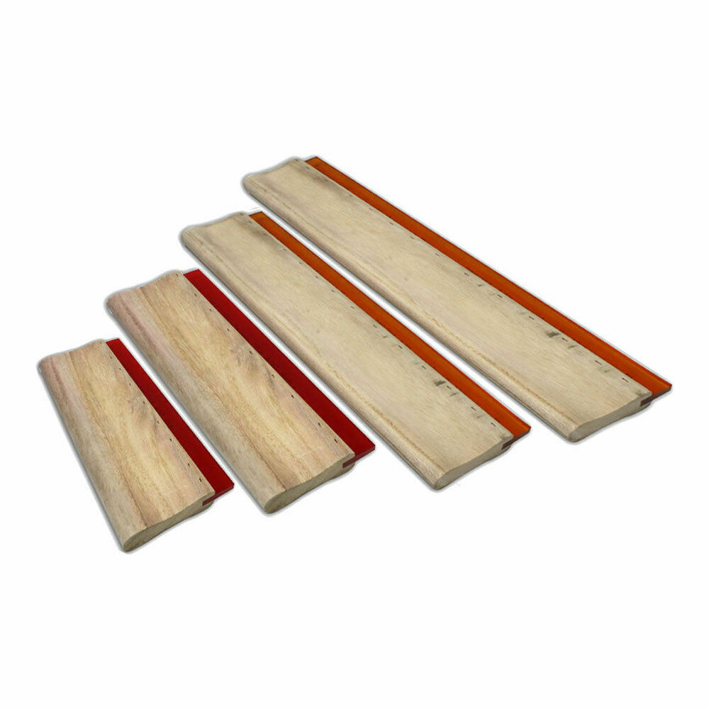 6''/8"/10"/12"Silk Screen Printing Press Squeegee Ink Scraper 70 Durometers DIY