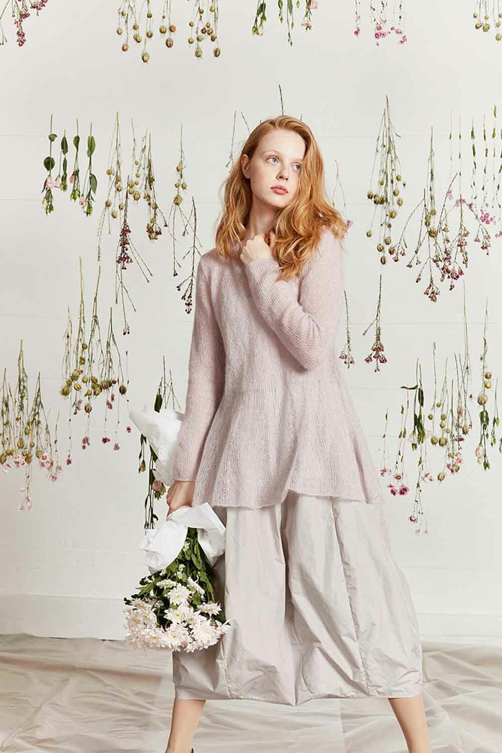 Pullover - Lang Yarns Lace - Model Package Knitting Package With Instructions
