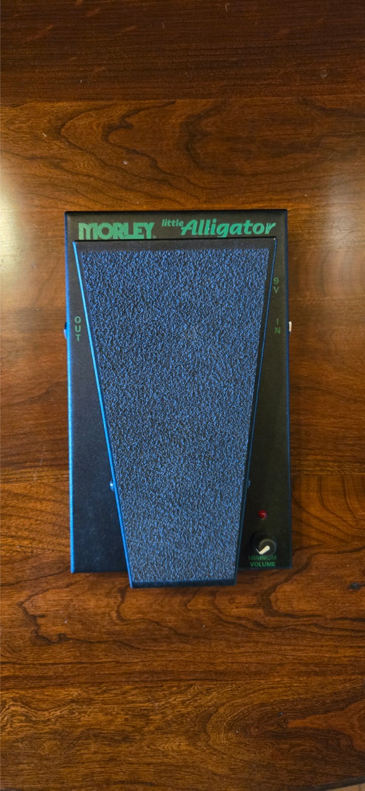 Morley Little Alligator Steve Vai Signature Optical Volume Pedal Black