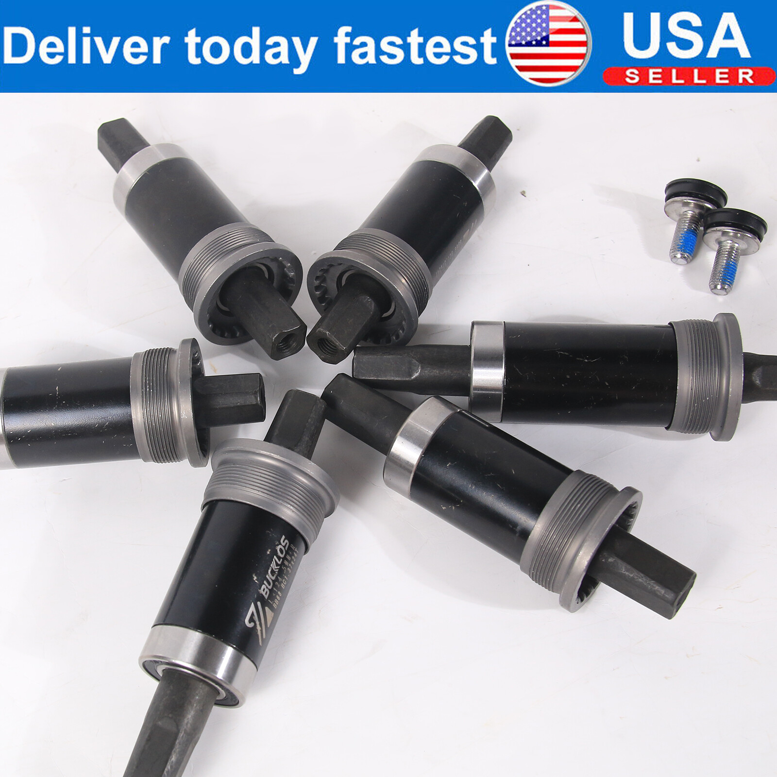 BUCKLOS Bottom Bracket BB68 Mountain Bike 118/120/122.5mm Square Taper Bearings