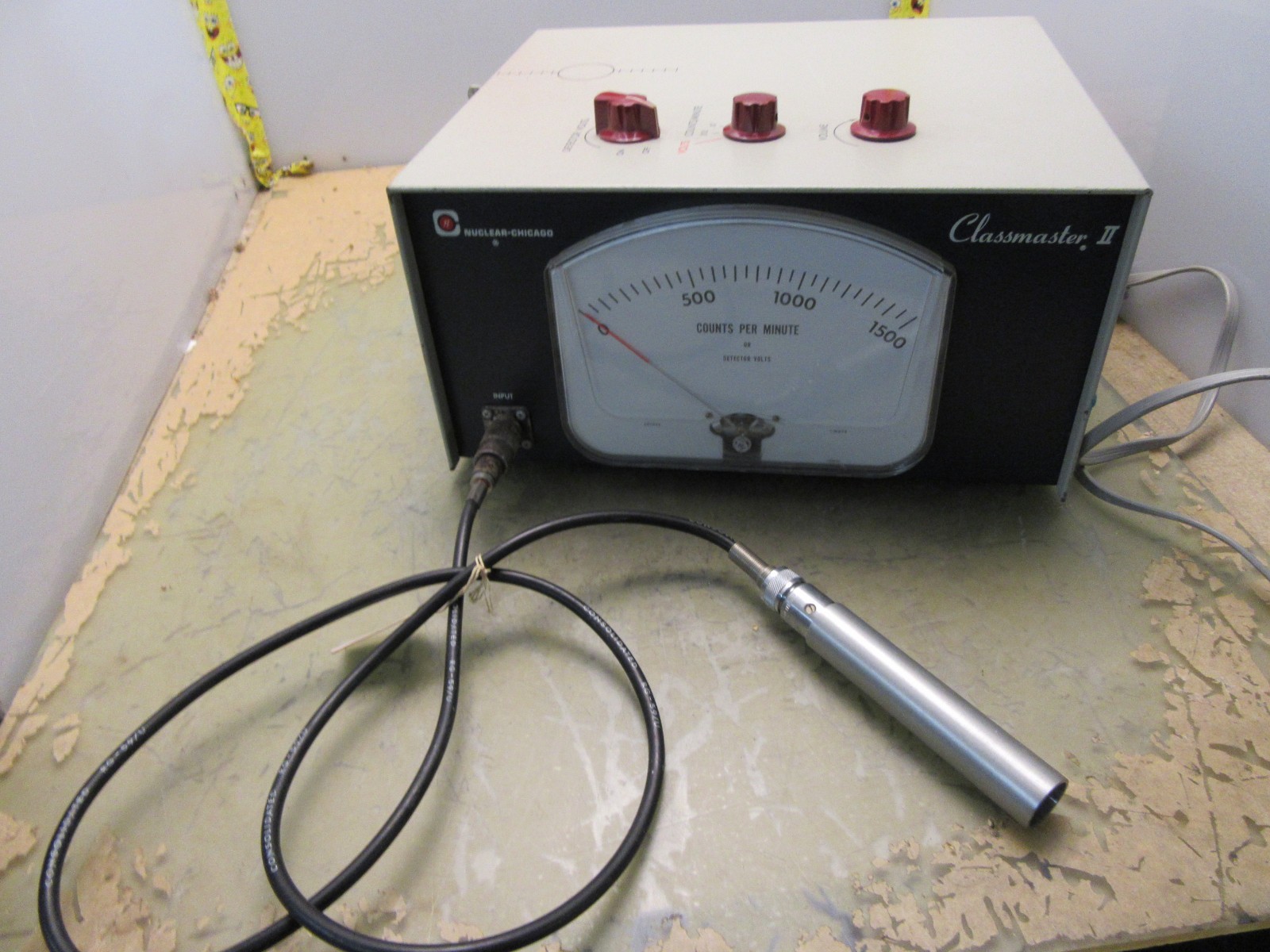 nuclear-chicago classmaster ii geiger counter radiation detector [4*U-22]