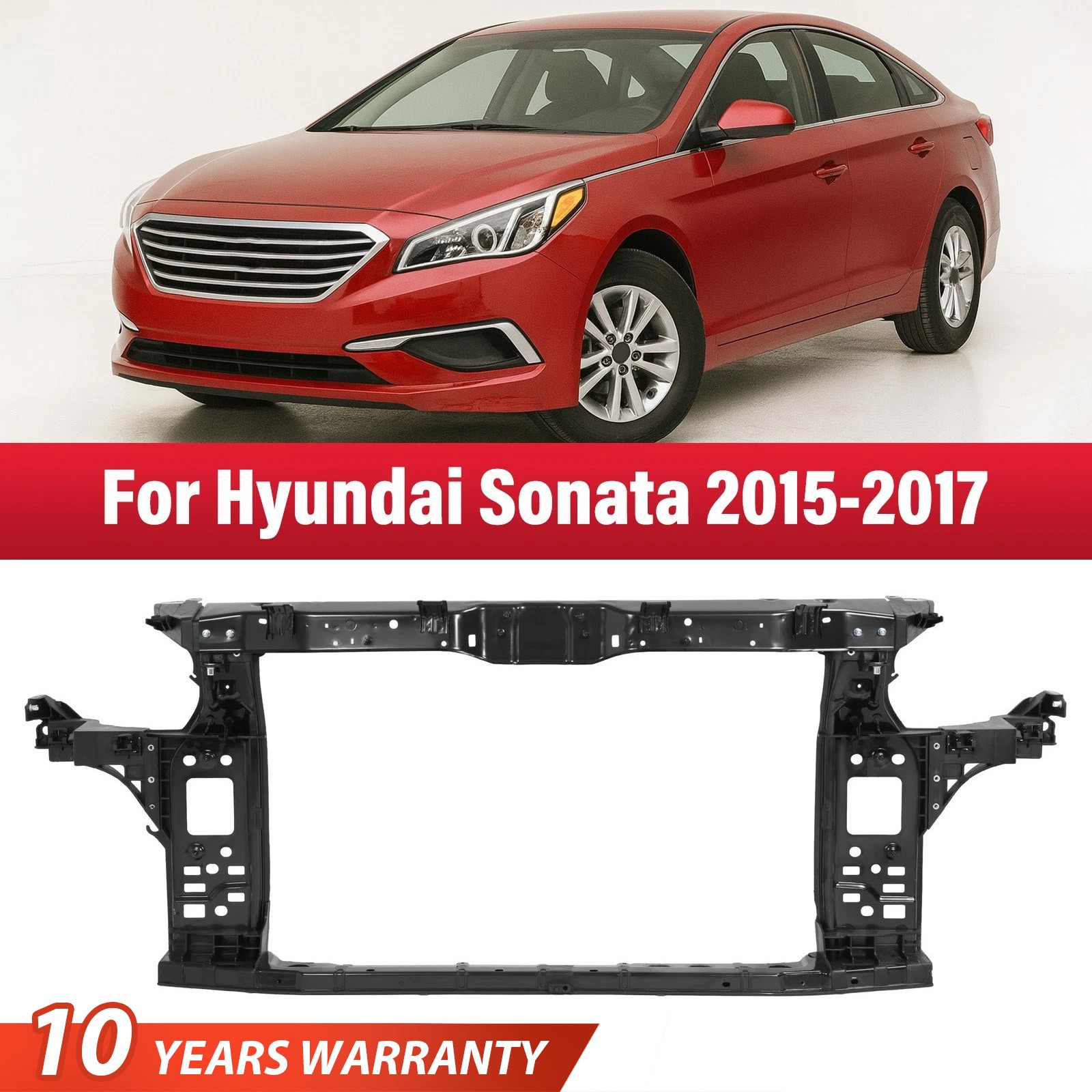 Radiator Core Support For Hyundai Sonata Sport Sedan 2015 2016 2017 #HY1225179