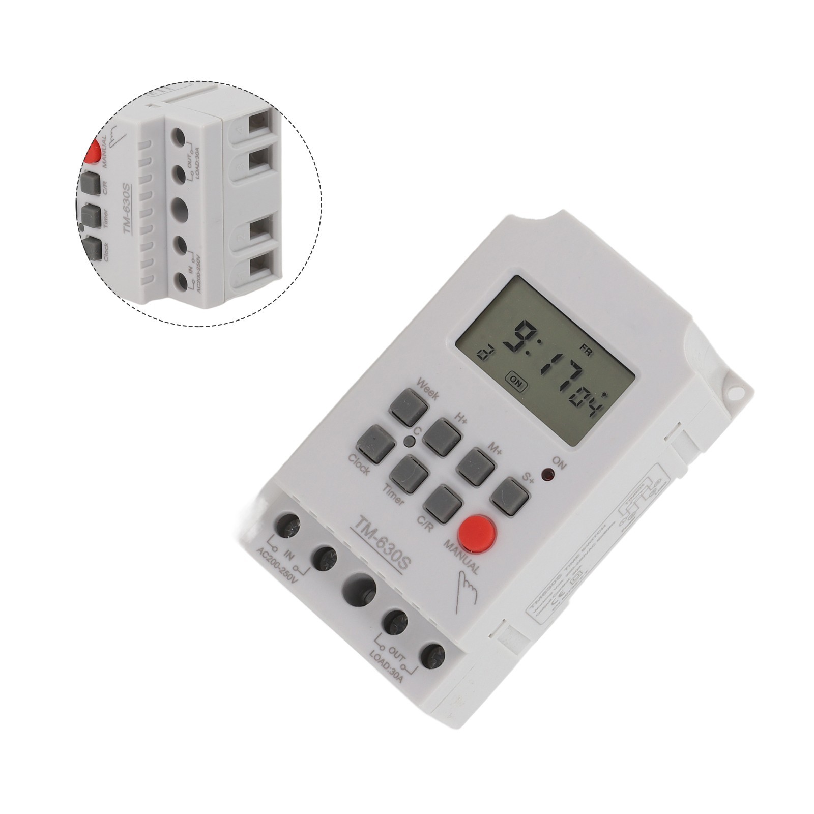 Programmable Timer Controller AC220V LCDDigital Microcomputer Timer TM630S2