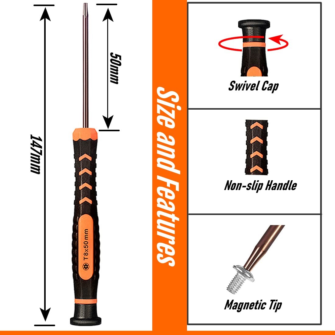 T8 Torx Security Screwdriver, Screwdriver