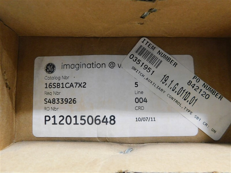 NEW General Electric 16SB1CA7X2 Rotary Switch Type SB-1