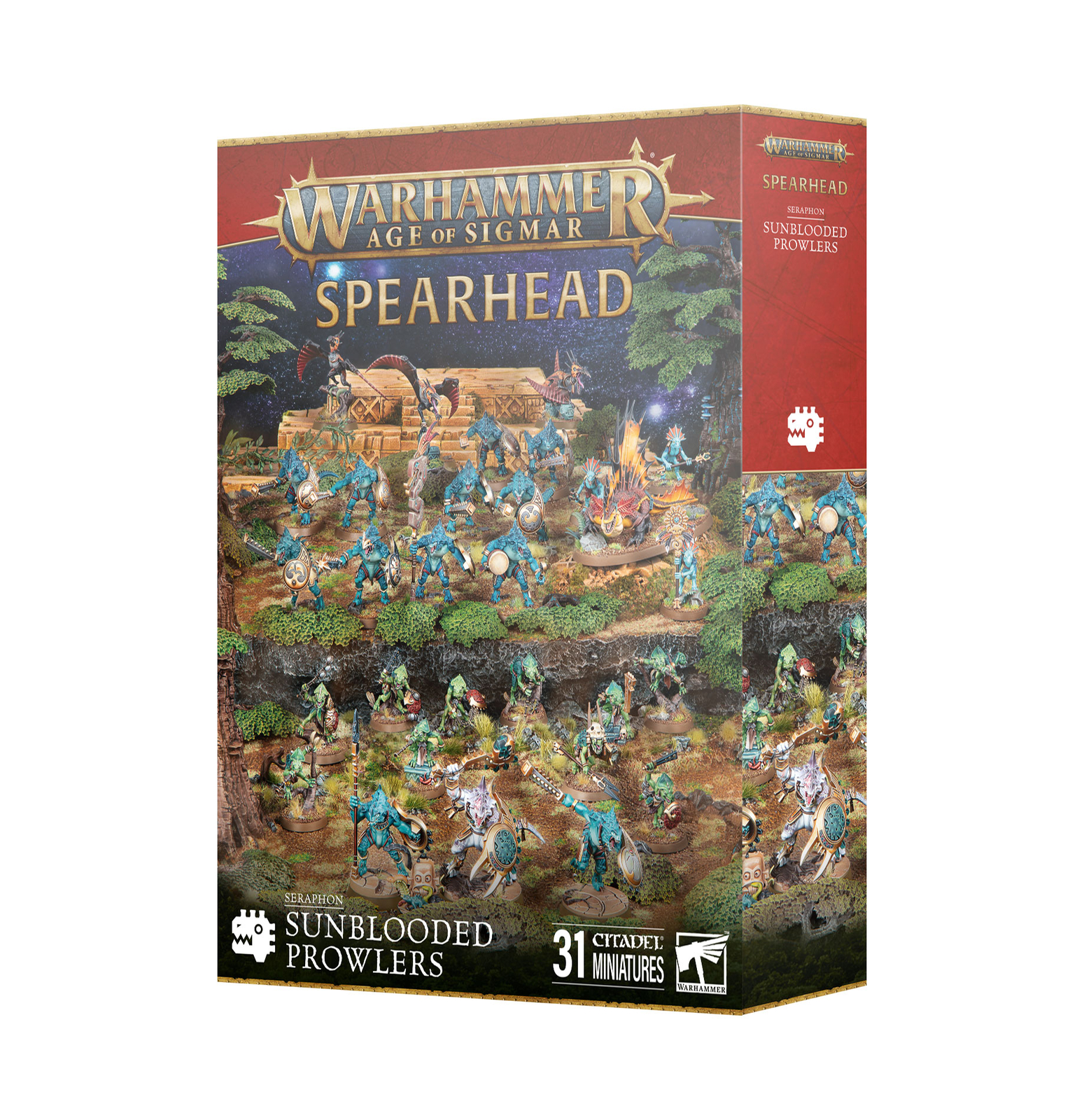Spearhead: Seraphon Sunblooded Prowlers Warhammer Age of Sigmar