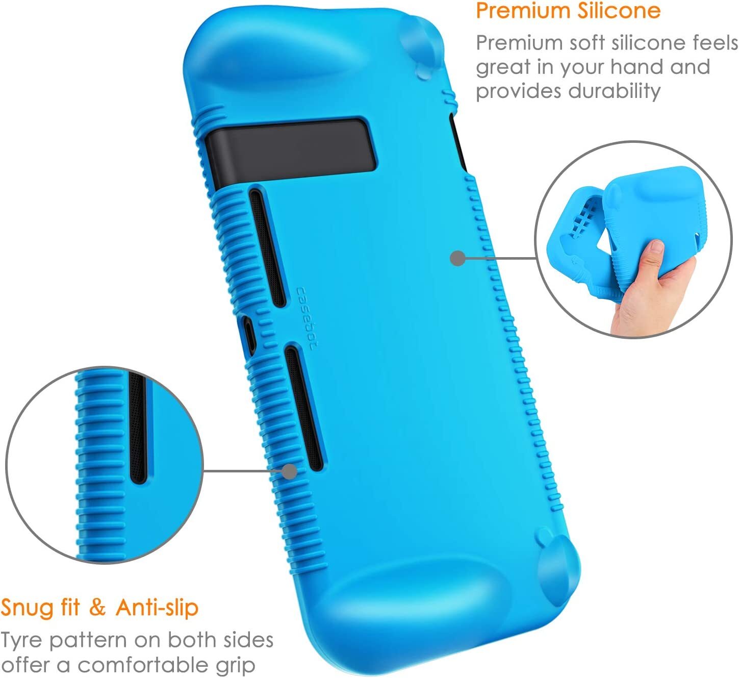 Silicone Case for Nintendo Switch 2017 Shockproof Protective Cover Grip Cover