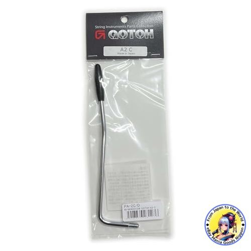 GOTOH A2-C Tremolo Arm Chrome 5mm Black Cap PA-2C/D