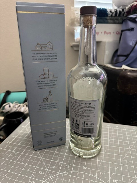 Jameson Distillery Edition Empty Bottle & Box Ireland Exclusive